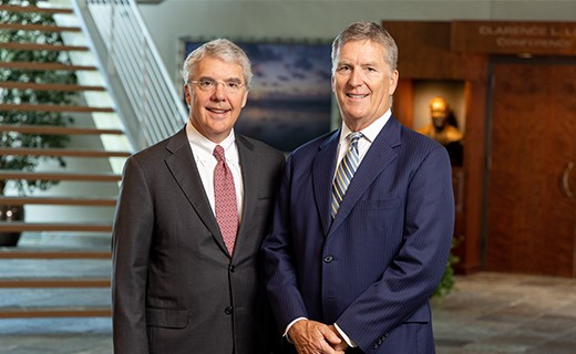 Sons of SNB Founder, Jim Landen, Sr. and Clarence Landen III